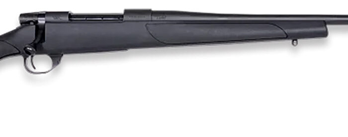 Weatherby VTX7MMPR4T Vanguard Obsidian Full Size 7mm PRC 3+1 24" Blued #2 Contour Threaded Barrel, Blued Drilled & Tapped Steel Receiver, Black Monte Carlo Synthetic Stock