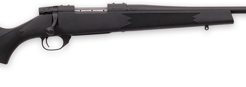 Weatherby VYT222RR0T Vanguard Synthetic Compact 22-250 Rem 5+1 20" Matte Blued #1 Threaded Barrel, Matte Blued Drilled & Tapped Steel Receiver, Black Adjustable Synthetic Stock