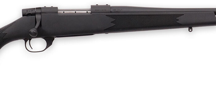 Weatherby VYT223RR0T Vanguard Synthetic Compact 223 Rem 5+1 20" Matte Blued #1 Threaded Barrel, Matte Blued Drilled & Tapped Steel Receiver, Black Adjustable Synthetic Stock