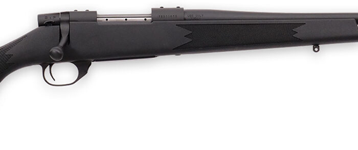 Weatherby VYT7M8RR0T Vanguard Synthetic Compact 7mm-08 Rem 5+1 20" Matte Blued #1 Threaded Barrel, Matte Blued Drilled & Tapped Steel Receiver, Black Adjustable Synthetic Stock