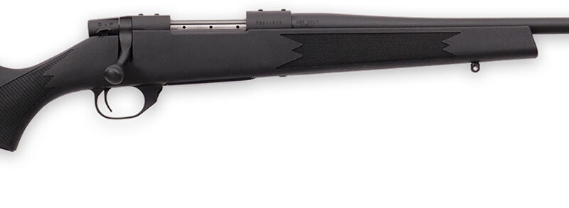 Weatherby VYT7M8RR0T Vanguard Synthetic Compact 7mm-08 Rem 5+1 20" Matte Blued #1 Threaded Barrel, Matte Blued Drilled & Tapped Steel Receiver, Black Adjustable Synthetic Stock