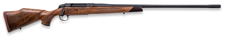 Weatherby 3WASD306SR6B 307 Adventure SD Full Size 30-06 Springfield 4+1 28" Black Cerakote Fluted Threaded Barrel, Graphite Black Cerakote Drilled & Tapped Stainless Steel Receiver, Fixed Walnut Stock