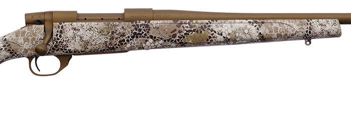 Weatherby VAP7MMRR4T Vanguard Badlands 7mm Rem Mag 3+1 24" Burnt Bronze Cerakote #2 Threaded Barrel, Drilled & Tapped Steel Receiver, Badlands Approach Camo Monte Carlo w/Raised Comb Synthetic Stock