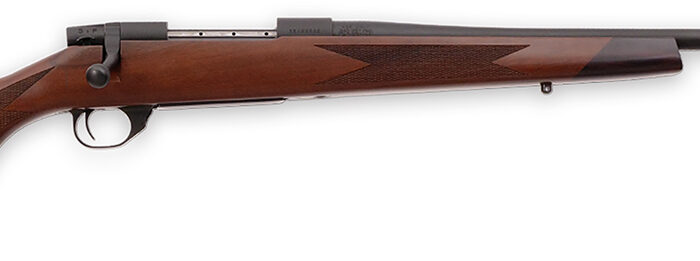 Weatherby VDT243NR2T Vanguard Sporter Full Size 243 Win 5+1 22" Bead Blasted Blued #2 Threaded Barrel, Matte Blued Drilled & Tapped Steel Receiver, Grade A Walnut Monte Carlo Stock