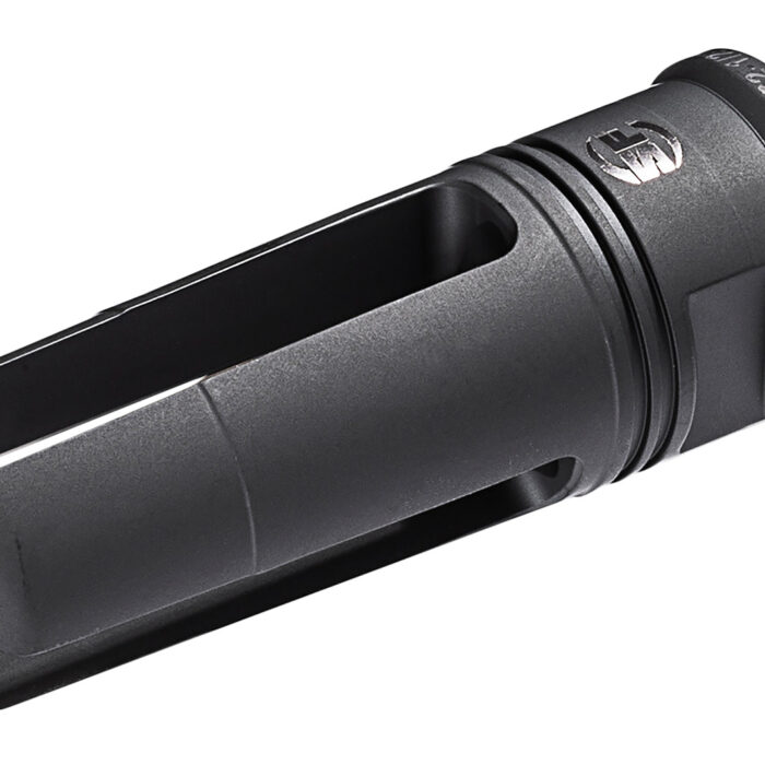 SureFire SF3P7625824 SOCOM 3-Prong Flash Hider Black DLC Stainless Steel with 5/8"-24 tpi Threads & 2.60" OAL for 7.62mm AR-10