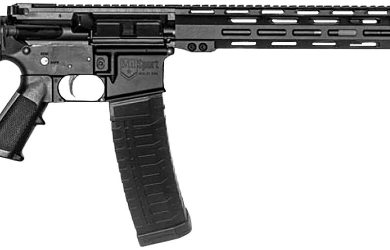 ATI ATIG15MS556ML13M Mil-Sport  5.56x45mm NATO 16" 60+1 Black Rec Black 6 Position Rogers Super-Stoc Stock Black Polymer Grip Right Hand