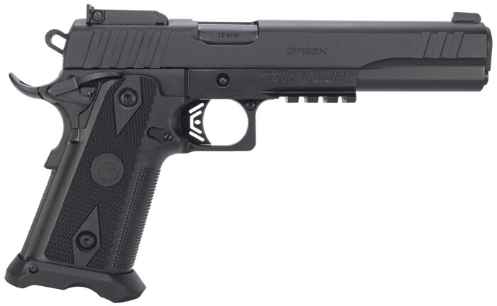 Girsan 395075 Witness2311  10mm Auto 15+1 6" Black Steel Barrel, Black Optic Ready/Serrated Steel Slide, Black Polymer Frame w/Beavertail & Picatinny Rail, Black Checkered Polymer Grip, Ambidextrous