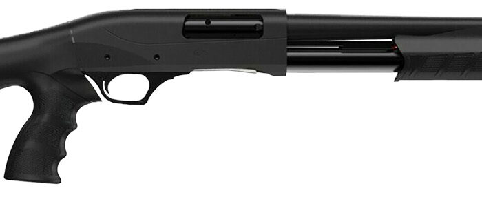 Retay USA GPSTACPG18 GPS  12 Gauge Pump 3" 4+1 18.5" Black Steel Barrel, Matte Black Anodized Aluminum Receiver, Black Fixed w/Pistol Grip Synthetic Stock