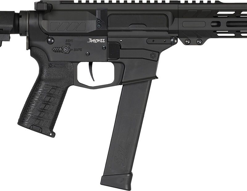 CMMG 10A570FAB Banshee MK10 10mm Auto 30+1 8" Black Nitride Medium Taper Threaded Barrel, EML 7" M-LOK Handguards, Black Armor Cerakote Aluminum Picatinny Rail Receiver, CMMG Zeroed Grips