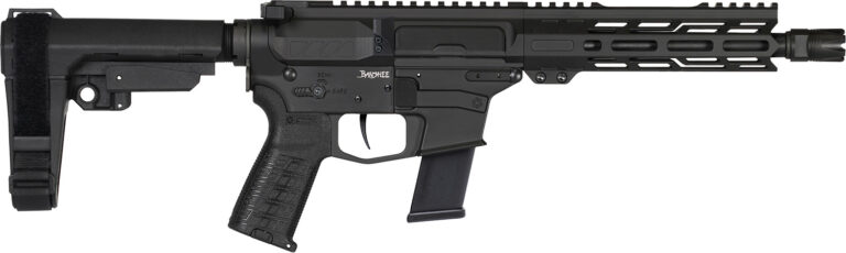 CMMG 45AF30FAB Banshee MKG 45 ACP 13+1 8" Black Nitride Medium Taper Threaded Barrel, EML 7" M-LOK Handguards, Black Armor Cerakote Aluminum Picatinny Rail Receiver, CMMG Zeroed Grips