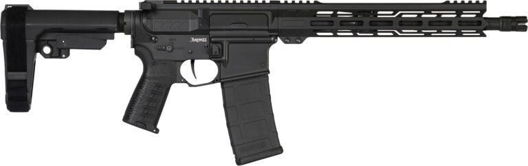 CMMG 30AB20FAB Banshee MK4 300 Blackout 30+1 12.50" Black Nitride Medium Taper Threaded Barrel, EML 7" M-LOK Handguards, Black Armor Cerakote Aluminum Picatinny Rail Receiver, CMMG Zeroed Grips