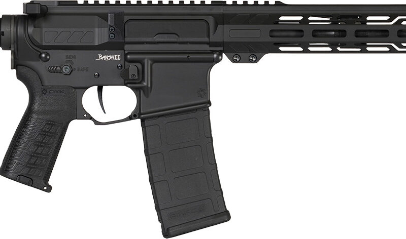 CMMG 30AB20FAB Banshee MK4 300 Blackout 30+1 12.50" Black Nitride Medium Taper Threaded Barrel, EML 7" M-LOK Handguards, Black Armor Cerakote Aluminum Picatinny Rail Receiver, CMMG Zeroed Grips