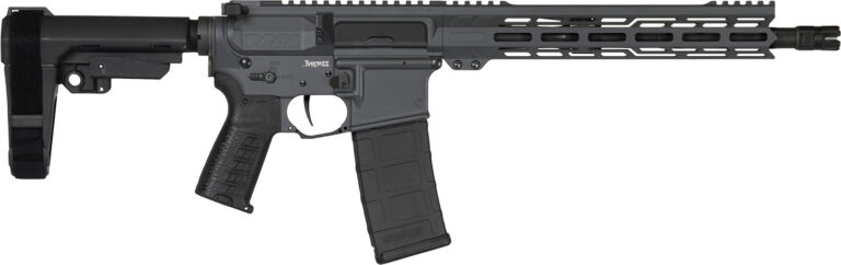 CMMG 30AB20FSG Banshee MK4 300 Blackout 30+1 12.50" Black Nitride Medium Taper Threaded Barrel, EML 7" M-LOK Handguards, Sniper Gray Cerakote Aluminum Picatinny Rail Receiver, CMMG Zeroed Grips