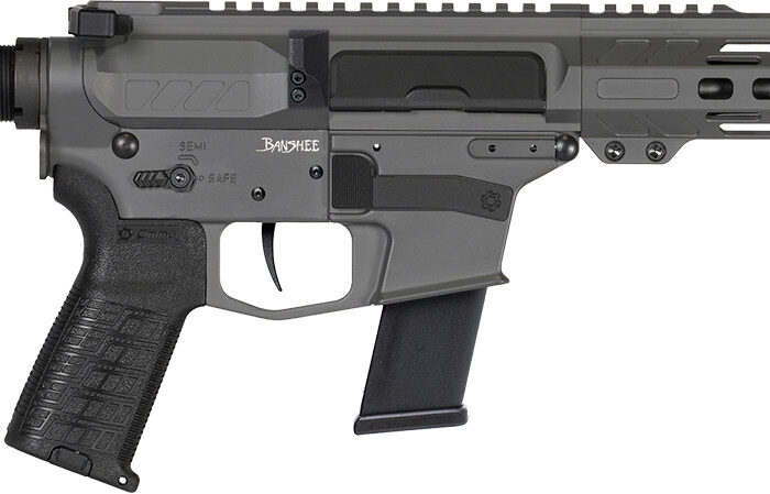 CMMG 45AF30FTNG Banshee MKG 45 ACP 13+1 8" Black Nitride Medium Taper Threaded Barrel, EML 4" M-LOK Handguards, Tungsten Aluminum Picatinny Rail Receiver, CMMG Zeroed Grips
