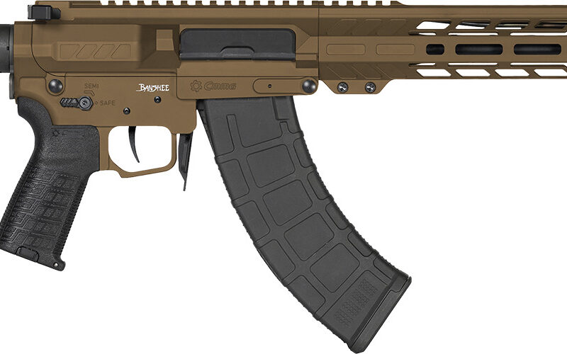 CMMG 76AB60AMB Banshee MK47 7.62x39mm 30+1 12.50" Black Nitride Medium Taper Threaded Barrel, EML 11" M-LOK Handguards, Midnight Bronze Cerakote Aluminum Picatinny Rail Receiver, CMMG Zeroed Grips