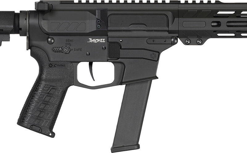 CMMG 40A330FAB Banshee MKGS 40 S&W 22+1 8" Black Nitride Medium Taper Threaded Barrel, EML 7" M-LOK Handguards, Black Armor Cerakote Aluminum Picatinny Rail Receiver, CMMG Zeroed Grips, Ambidextrous