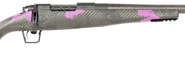 Fierce Firearms ROGM65CM20BP Mini Rogue  6.5 Creedmoor 4+1 20" Hand Lapped/Match Grade Barrel, Black Cerakote Steel Receiver, Purple Camo Mini Rogue w/Adj Comb & Picatinny Rail Carbon Fiber Stock