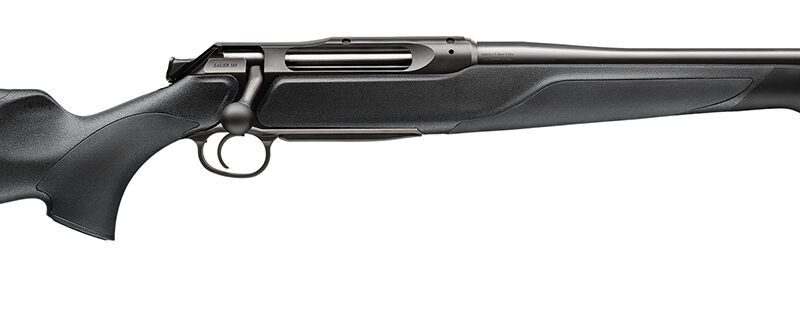 Sauer 80117630 505 XT Full Size 308 Win 3+1 22" Titanium Gray Threaded Barrel, Saddle Mount Steel Receiver, Black Fixed Synthetic Stock