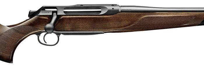 Sauer 80117096 505 Lux Full Size 30-06 Springfield 3+1 22" Matte Blued Threaded Barrel, Matte Blued Saddle Mount Steel Receiver, Grade 5 Wood Fixed Stock