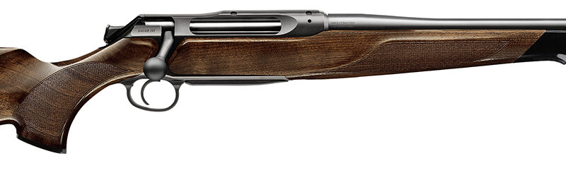 Sauer 80117096 505 Lux Full Size 30-06 Springfield 3+1 22" Matte Blued Threaded Barrel, Matte Blued Saddle Mount Steel Receiver, Grade 5 Wood Fixed Stock