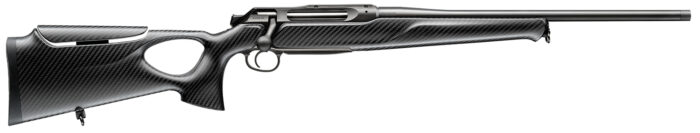 Sauer 80117119 505 Synchro XTC Full Size 6.5 Creedmoor  3+1 22" Matte Blued Threaded Barrel, Matte Blued Saddle Mount Steel Receiver, Black Thumbhole w/Adj Comb Carbon Fiber Stock
