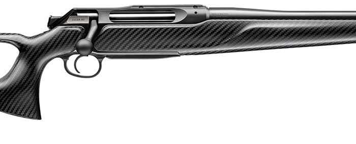 Sauer 80117119 505 Synchro XTC Full Size 6.5 Creedmoor  3+1 22" Matte Blued Threaded Barrel, Matte Blued Saddle Mount Steel Receiver, Black Thumbhole w/Adj Comb Carbon Fiber Stock