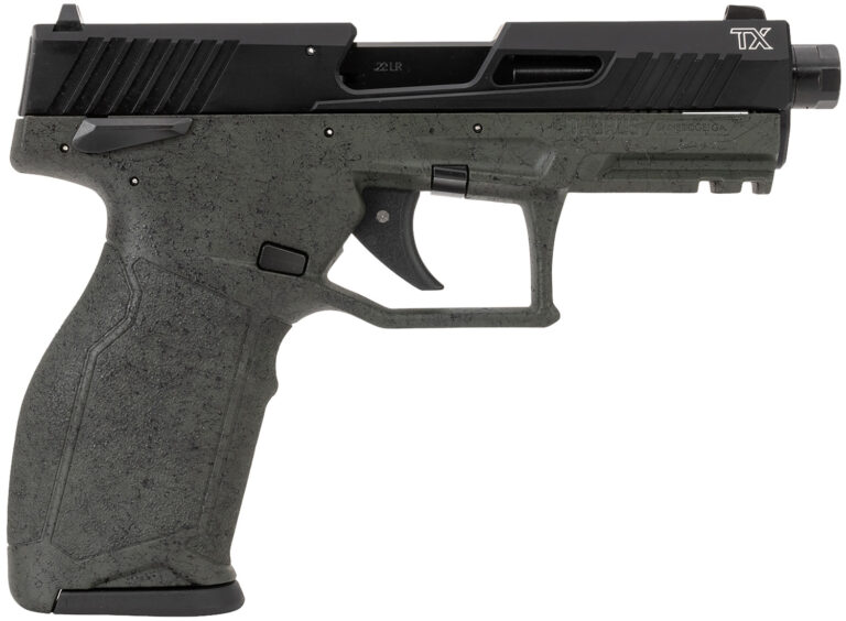 Taurus 12TX22141SP2 TX22 Gen 2 Full Size Frame 22 LR 16+1/22+1 4.60" Threaded Barrel, Serrated Slide, Adjustable Rear Sight, Polymer Frame w/Picatinny Rail