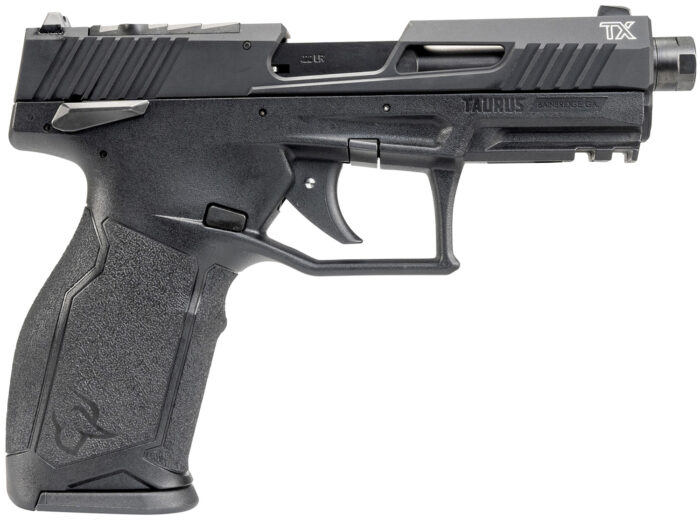 Taurus 1-2TX22P141-10 TX22 T.O.R.O Gen 2 Full Size Frame 22 LR 10+1 4.10" Matte Black Threaded Barrel, Black Cerakote Optic Ready/Serrated Slide, Polymer Frame w/Picatinny Rail, Right Hand