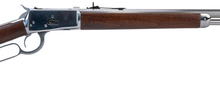 Heritage Mfg H9204424F9 92 Ranch Hand 44 Mag 12rd 24" Stainless Polished Octagon Barrel, Polished Stainless Steel Receiver, Fixed Hardwood Stock
