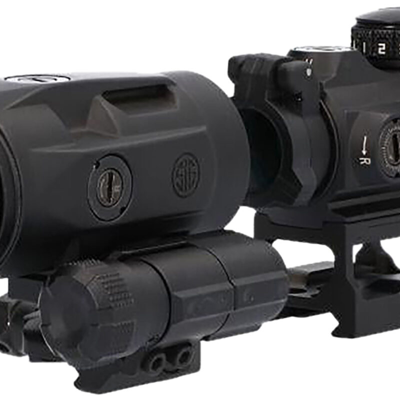 Sig Sauer Electro-Optics SORJMSR101 Romeo-MSR Gen II w/Juliet3 Black 1x/3x 20mm/22mm 2 MOA Red Dot Juliet 3 Micro Magnifier