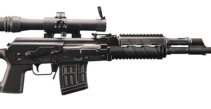 Zastava Arms Usa SR91762 M91 w/Optic 7.62x54mmR 10+1 24" Black Nitride Threaded Barrel, Black Anodized Picatinny Rail Steel Receiver, Black Synthetic Ergonomic Stock, 4x24 Rifle Scope