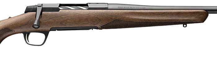 Browning 036001294 X-Bolt 2 Hunter Full Size 6.5 PRC 3+1 24" Matte Blued Sporter Barrel, Matte Blued Drilled & Tapped Steel Receiver, Fixed Satin Checkered Walnut Stock