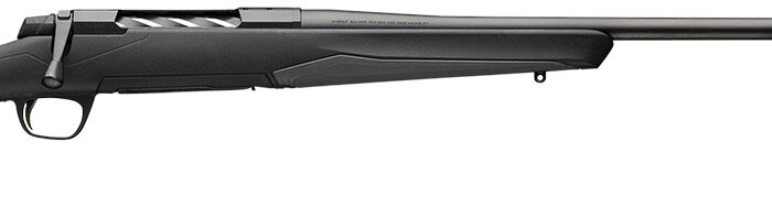 Browning 036003211 X-Bolt 2 Hunter Full Size 243 Win 4+1 22" Matte Black Threaded Sporter Barrel, Matte Black Drilled & Tapped Steel Receiver, Black Adjustable Vari-Tech w/Grip Module Synthetic Stock