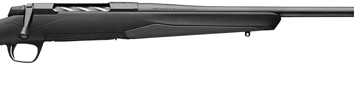 Browning 036003294 X-Bolt 2 Hunter Full Size 6.5 PRC 3+1 24" Matte Black Threaded Sporter Barrel, Matte Black Drilled & Tapped Steel Receiver, Black Adjustable Vari-Tech w/Grip Module Synthetic Stock