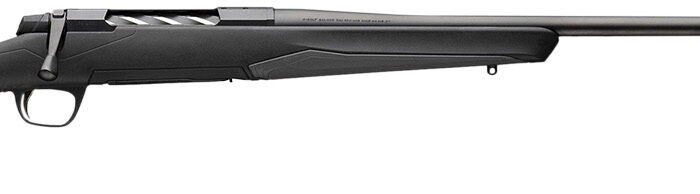 Browning 036003246 X-Bolt 2 Hunter Full Size 300 WSM 3+1 23" Matte Black Threaded Sporter Barrel, Matte Black Drilled & Tapped Steel Receiver, Black Adjustable Vari-Tech w/Grip Module Synthetic Stock