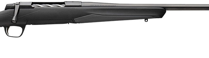 Browning 036031211 X-Bolt 2 Micro Full Size 243 Win 4+1 20" Matte Blued Threaded Sporter Barrel, Matte Blued Drilled & Tapped Steel Receiver, Adjustable Vari-Tech Black Synthetic Stock
