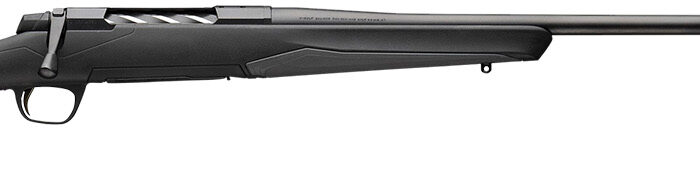 Browning 036031299 X-Bolt 2 Micro Full Size 6.8 Western 3+1 22" Matte Blued threaded Sporter Barrel, Matte Blued Drilled & Tapped Steel Receiver, Adjustable Vari-Tech Black Synthetic Stock