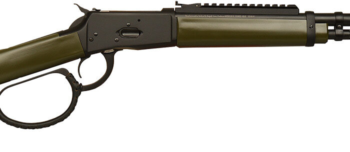 Gforce Arms GFLVR44OD Saddlehorn  44 Mag 10+1 16.50" Black Steel Barrel, Black Picatinny Rail Aluminum Receiver, Fixed Green Synthetic Stock