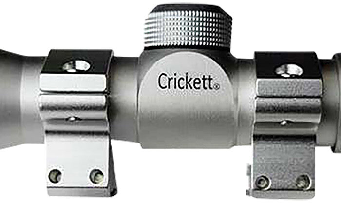 Crickett KSA054S Compact  Silver 4x32mm, Includes Rings