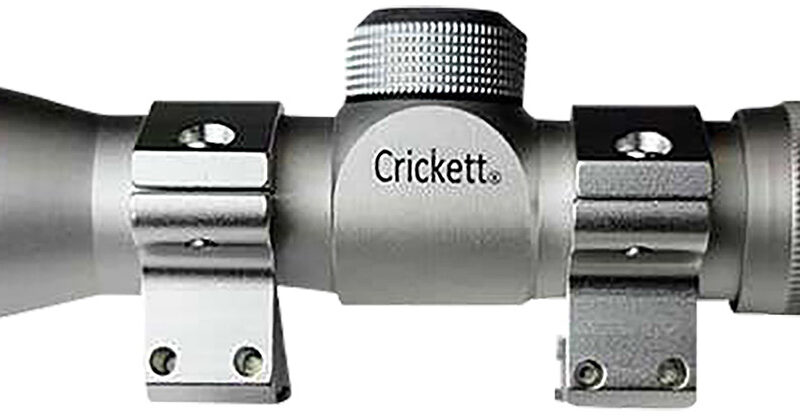 Crickett KSA054S Compact  Silver 4x32mm, Includes Rings
