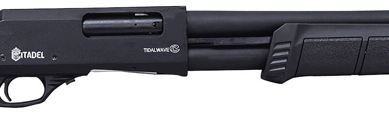 Citadel CBTW1214 Boss Tidalwave 12 Gauge Pump 3" 5+1 14.75" Black Bore Barrel, Black Receiver w/3/8" Dovetail, Fixed Black Synthetic Stock