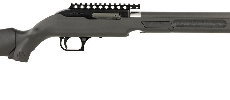 Magnum Research SSAA22G Magnum Lite SwitchBolt 22 LR 10+1 16.50" Black Threaded Barrel, Black Receiver w/Picatinny Rail, Black Archangel Folding Backpack Polymer Stock