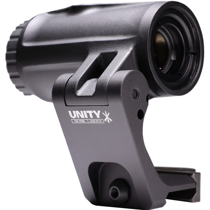 Unity Tactical LLC FSTM4B FAST FTC 4X Magnifier Black Anodized