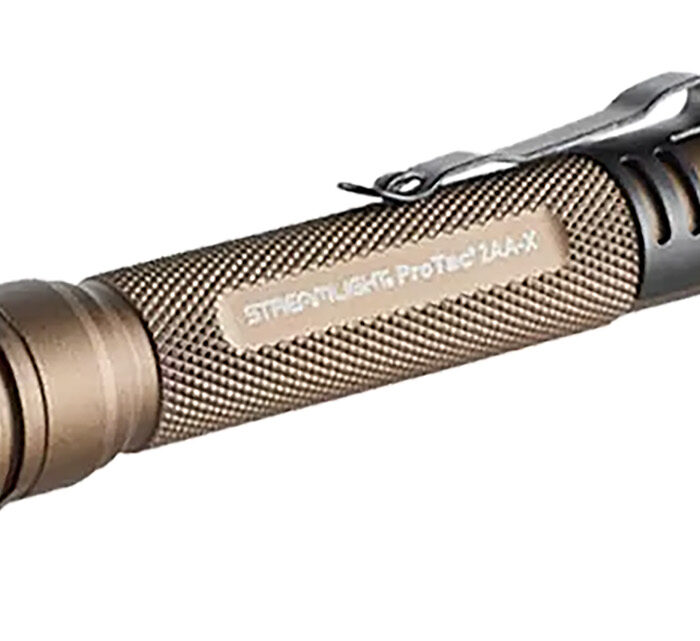 Streamlight 88137 ProTac 2AA-X USB Flashlight  Coyote 40/550 Lumens White  LED