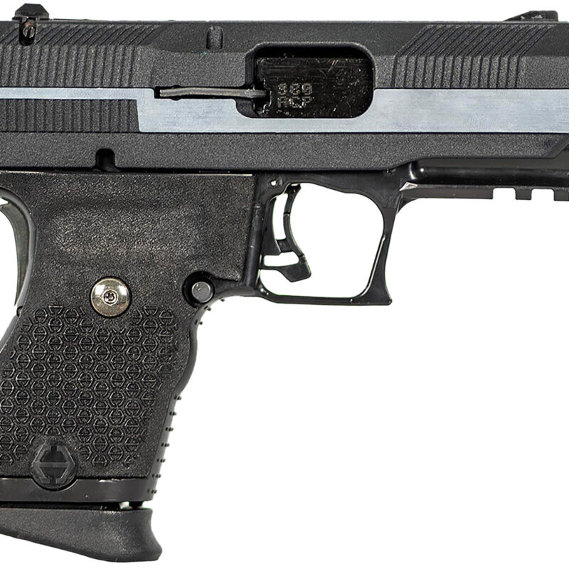 Hi-Point YC380CFRDCT YC380 w/Red Dot 380 ACP 10+1 3.93" Black Threaded Barrel, Black/Chrome Serrated Steel Slide, Black Polymer Frame w/Picatinny Rail, Black Plastic Grip, Crimson Trace Red Dot