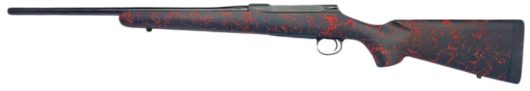 Sauer 80118091 100 Classic XT Sports South Exclusive Full Size 308 Win 5+1 22" Matte Blued Steel Barrel & Drilled & Tapped Steel Receiver, Black/Red Webbing HS Precision Synthetic Stock