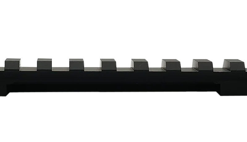 Weatherby J010005 Picatinny Rail  Matte Black Aluminum Weatherby Vanguard Weaver Mount Long Action 20 MOA