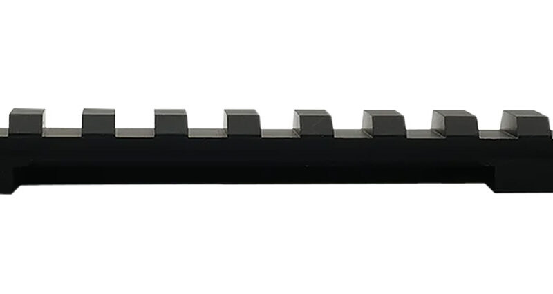 Weatherby J010006 Picatinny Rail  Matte Black Aluminum Weatherby Vanguard Weaver Mount Short Action 20 MOA