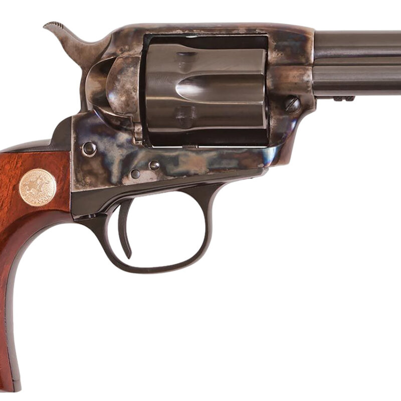 Cimarron CA990 Model P Jr Dual Cylinder 32 H&R Mag/32-20 Win 6 Shot 3.50" Blued Steel Barrel, Blued Cylinder, Color Case Hardened Steel Frame, Wood Grip, Exposed Hammer