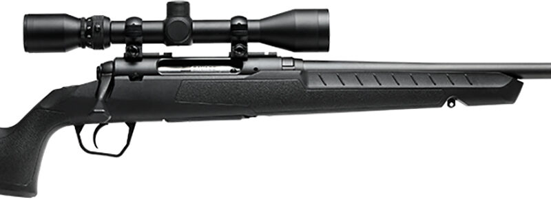 Savage Arms 32006 Axis XP Combo 308 Win 4+1 22" Matte Black Button Rifled Barrel, Matte Black Drilled & Tapped Carbon Steel Receiver, Fixed Sporter Black Synthetic Stock, Weaver 3-9x40mm, Right Hand